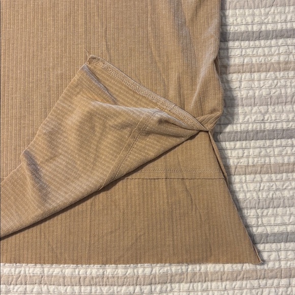 Hem & Thread Light Brown Ribbed Top - Picture 5 of 5